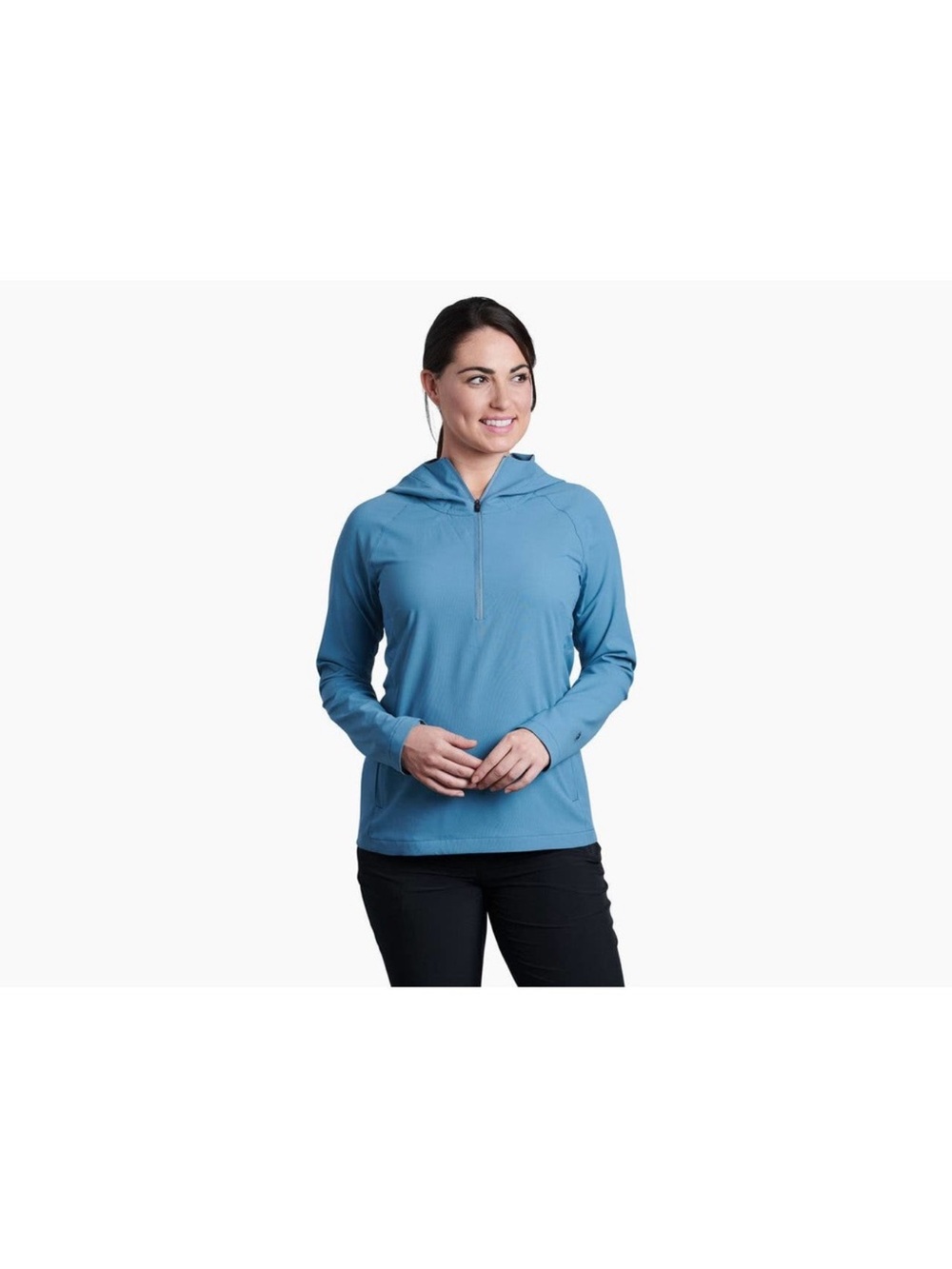 Kuhl Blue Bandita 1/2 Zip Pullover Hoody Jacket Size M